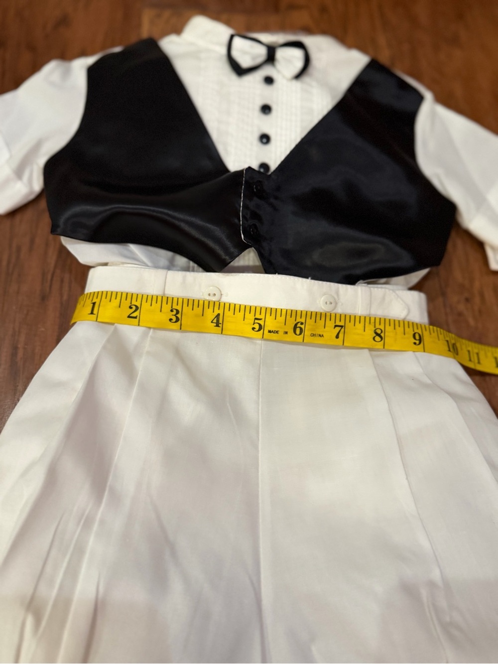 Vintage Javierin Boys Tuxedo Romper Size 2 NWT Ring Bearer,Birthday,photos - Picture 11 of 12
